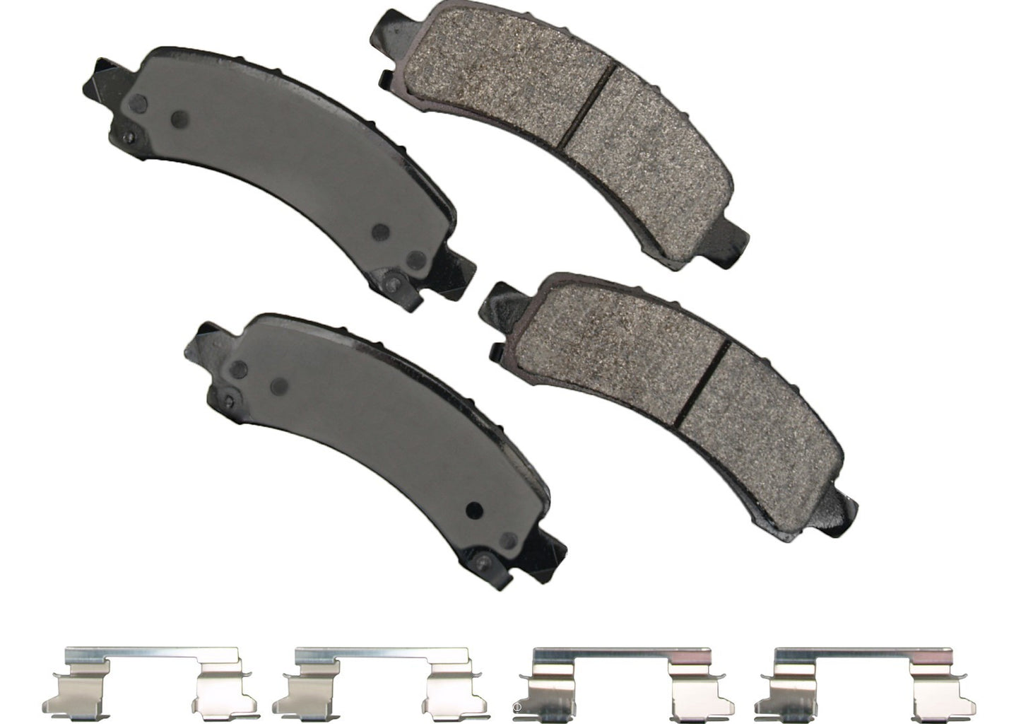 Akebono Brake Corporation Brake Pads - Severe Duty - Rear - GM Fullsize Van 2003-20 - Set of 4