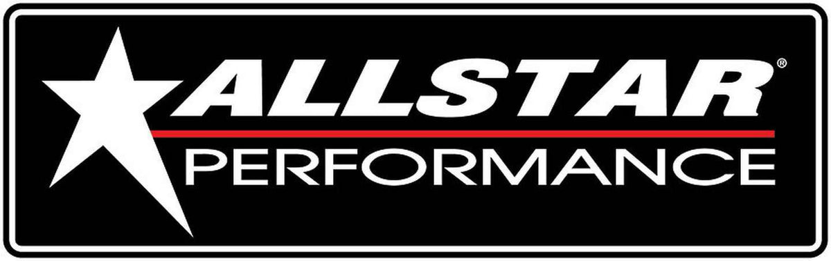 Allstar Performance Logo Sticker - Allstar Logo - 2 x 6 in - Black - Set of 50