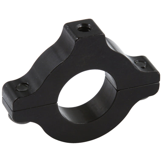 Allstar Performance Roll Bar Accessory Clamp - Clamp-On - Single 1/4-20 in Hole - Aluminum - Black Anodized - 1 in OD