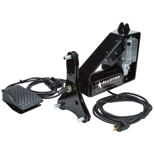 Allstar Performance Tire Prep Stand Motor - 110V - 4.5 RPM - Foot Pedal - Allstar Electric Tire Prep Stand - Kit