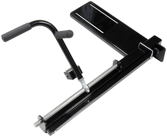 Allstar Performance Prep Stand Tool Adapter - Tire Perforator Tool to Prep Stand - Steel - Black Paint - Allstar