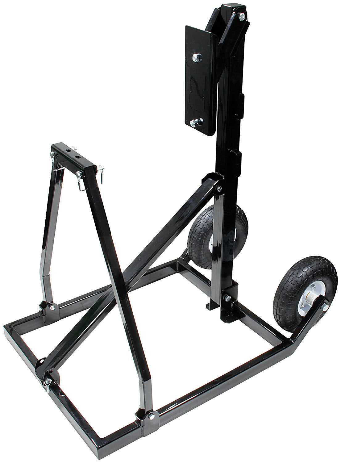 Allstar Performance Tire Prep Stand Cart - Steel - Black Paint - Allstar High Torque Electric Tire Prep Stand - Each