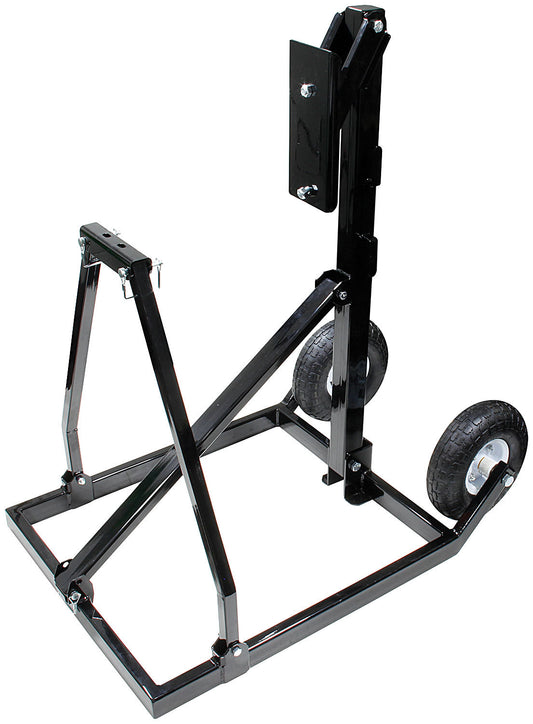 Allstar Performance Tire Prep Stand Cart - Steel - Black Paint - Allstar High Torque Electric Tire Prep Stand - Each