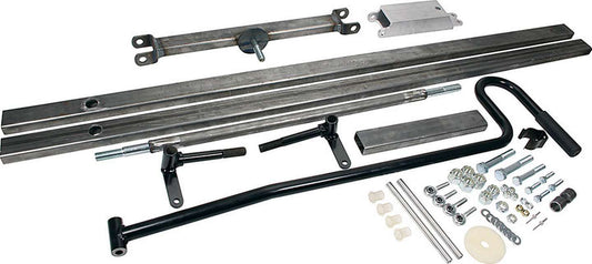 Allstar Performance Pit Cart Chassis - 1 x 2 in Steel - Axles / Handle - Kit