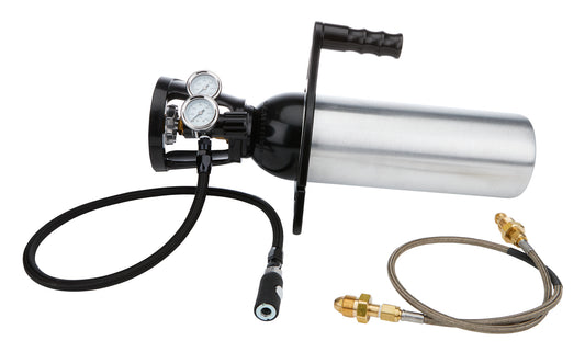 Allstar Performance Compressed Nitrogen Tank - Portable - Regulator / Gauge / Bracket / Hose Included - Aluminum -