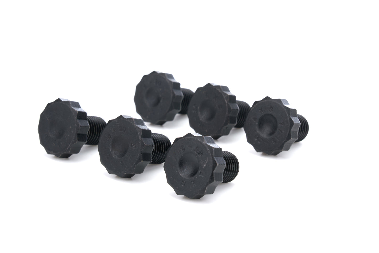 Allstar Performance Flywheel Bolt Kit - 7/16-20 in Thread - 0.685 in Long - 12 Point Head - Steel - Black Oxide - Set