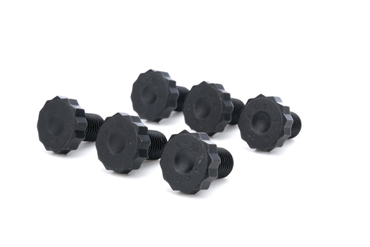 Allstar Performance Flywheel Bolt Kit - 7/16-20 in Thread - 0.685 in Long - 12 Point Head - Steel - Black Oxide - Set