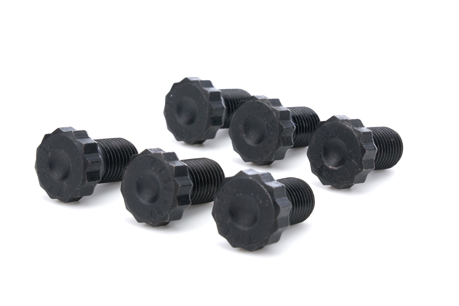 Allstar Performance Flywheel Bolt Kit - 7/16-20 in Thread - 0.685 in Long - 12 Point Head - Steel - Black Oxide - Set