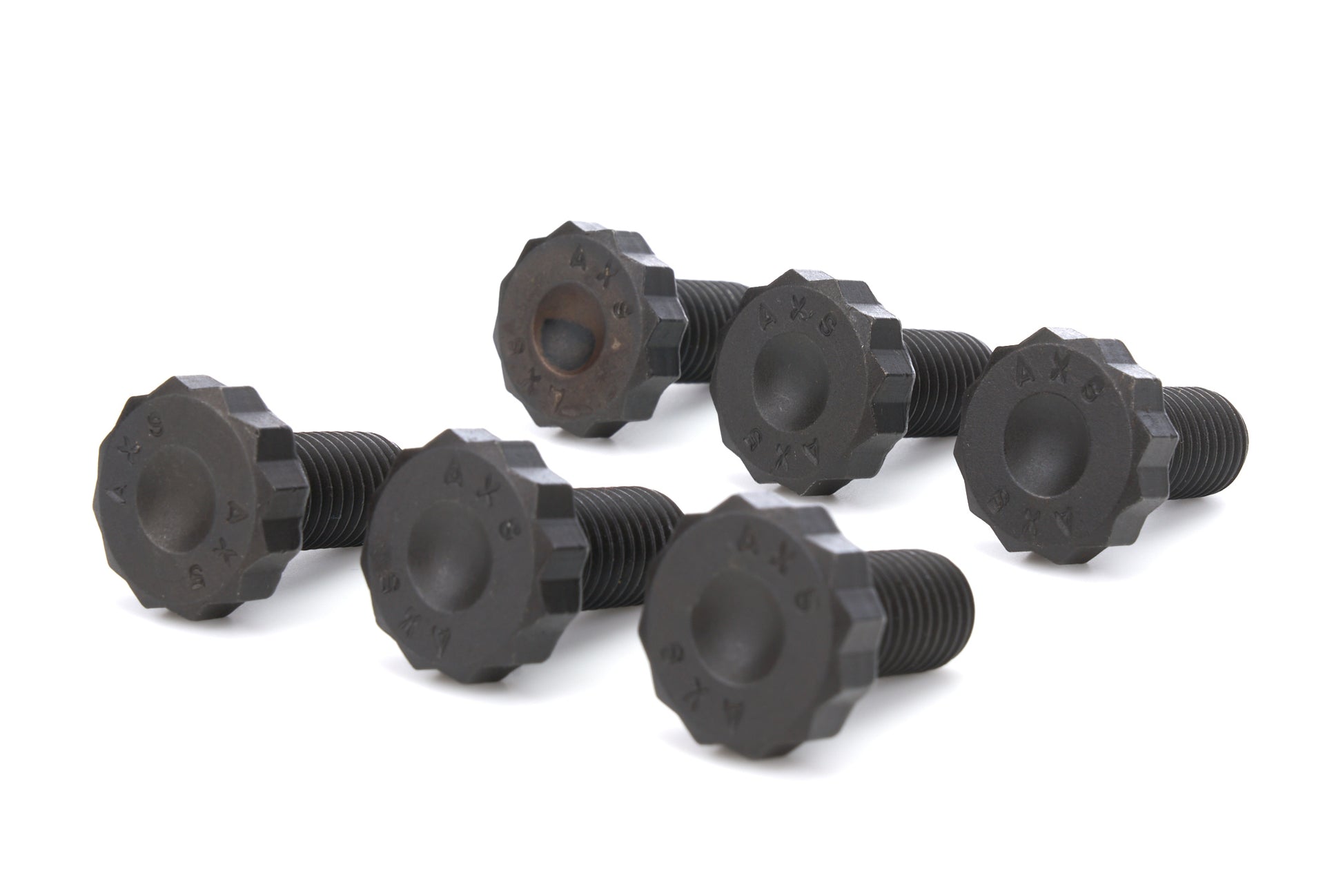 Allstar Performance Flywheel Bolt Kit - 11 mm x 1.5 Thread - 0.880 in Long - 12 Point Head - Steel - Black Oxide - Set
