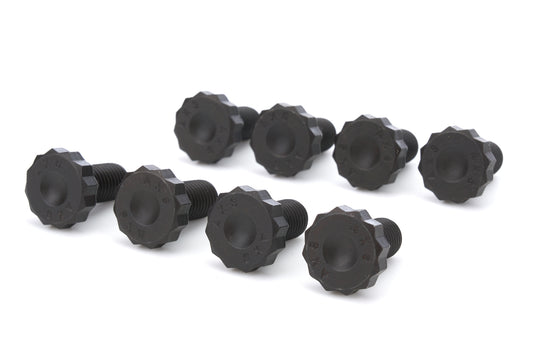 Allstar Performance Flywheel Bolt Kit - 11 mm x 1.5 Thread - 0.880 in Long - 12 Point Head - Steel - Black Oxide - Set