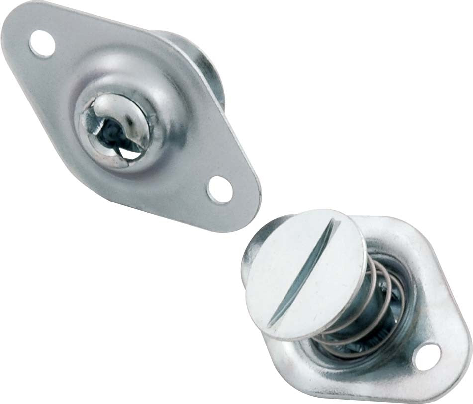 Allstar Performance Quick Turn Fastener - Self Ejecting - Flush Head - Slotted - 5/16 x 0.500 in Body - Steel - Zinc
