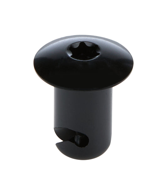 Allstar Performance Quick Turn Fastener - Oval Head - Torx - 7/16 x 0.500 in Body - Aluminum - Black Anodized - Set of