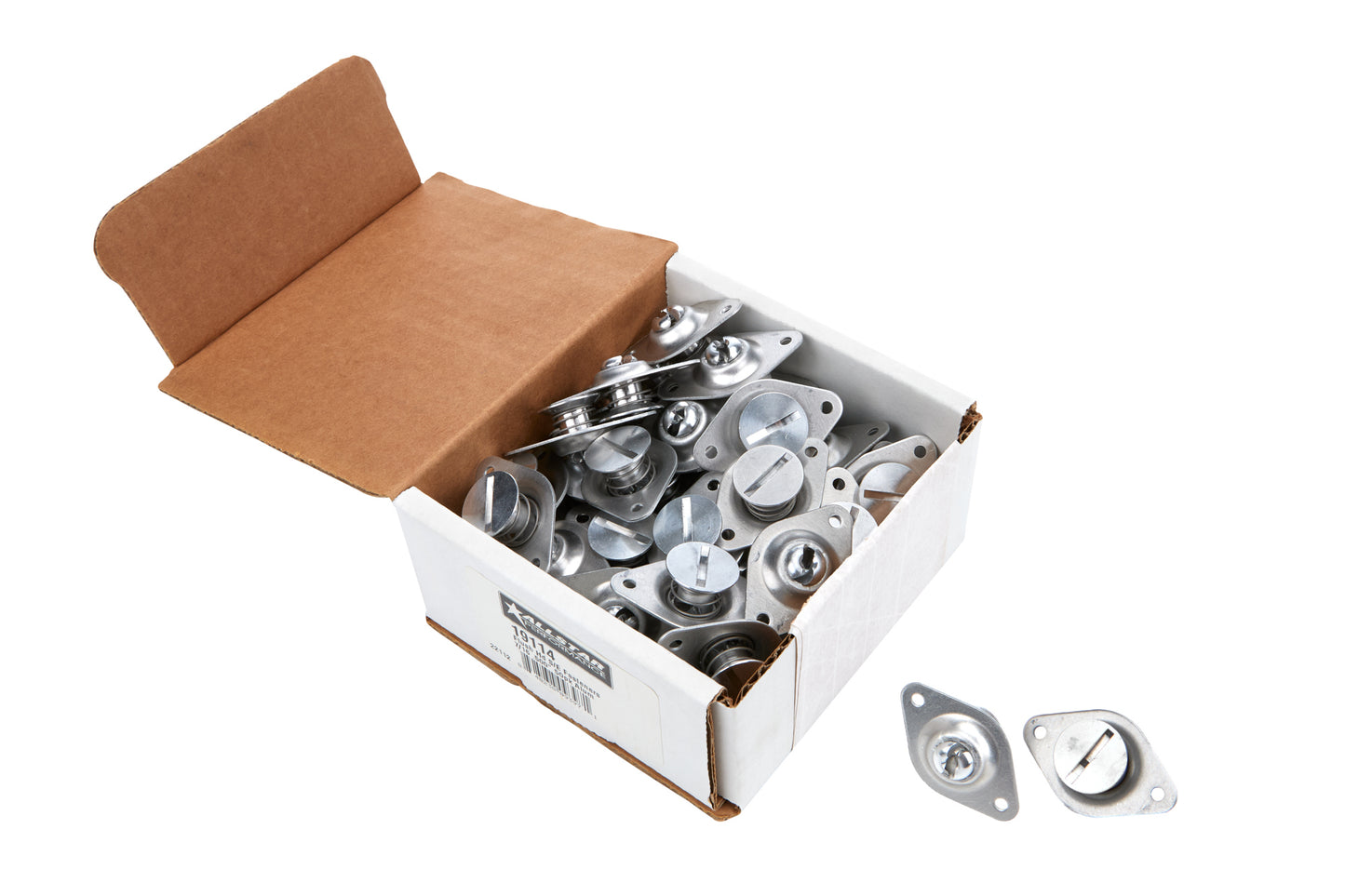 Allstar Performance Quick Turn Fastener - Self Ejecting - Flush Head - Slotted - 7/16 x 0.500 in Body - Aluminum -