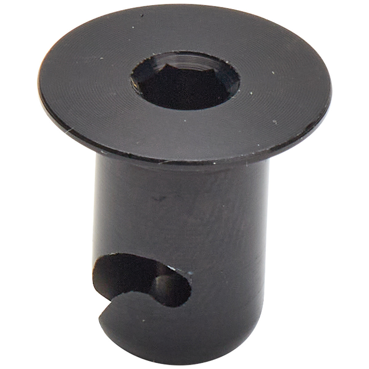 Allstar Performance Quick Turn Fastener - Flush Head - Hex Drive - 7/16 x 0.500 in Body - Aluminum - Black Anodized -