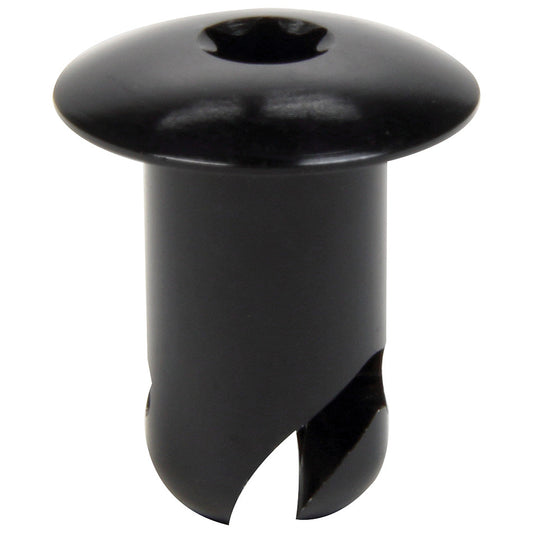 Allstar Performance Quick Turn Fastener - Oversized Oval Head - Hex Drive - 7/16 x 0.500 in Body - Aluminum - Black