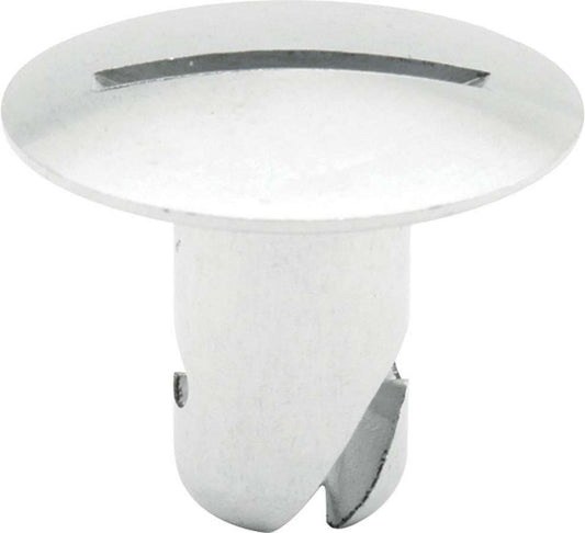 Allstar Performance Quick Turn Fastener - Oversized Oval Head - Slotted - 7/16 x 0.500 in Body - Aluminum - Clear