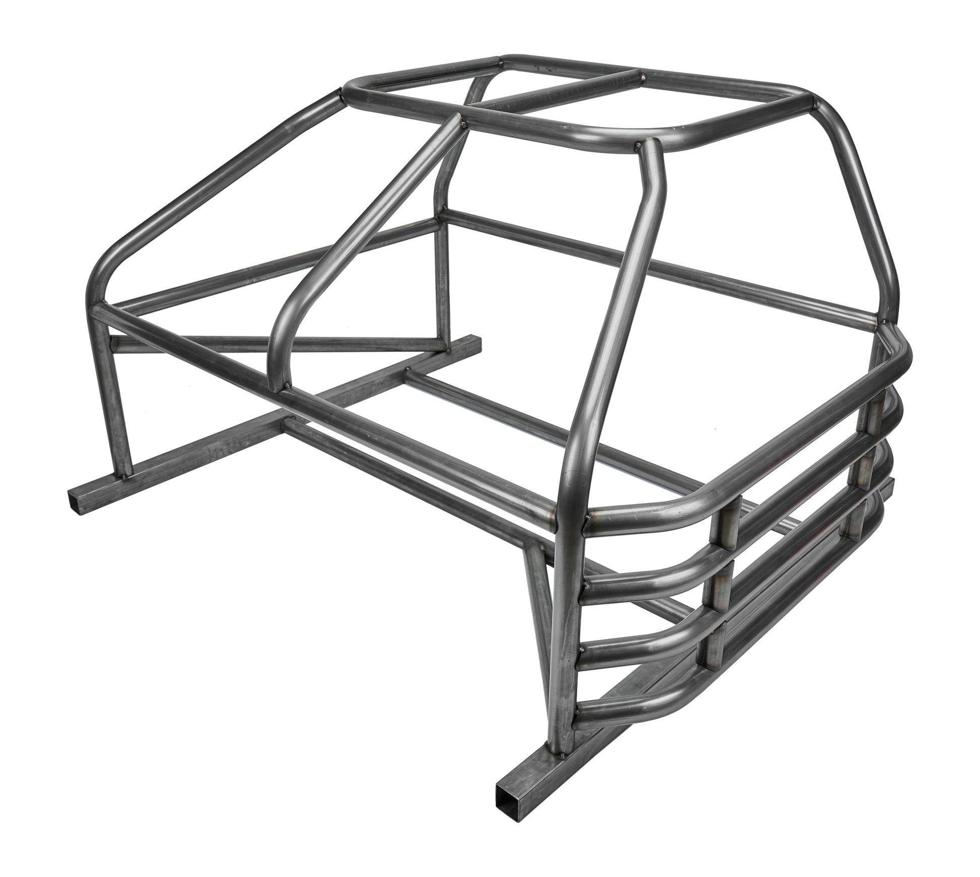 Allstar Performance Roll Cage - 4-Point - Weld-On - 1.75 in Diameter - 0.095 in Wall - Steel - Natural - Cavalier - Kit