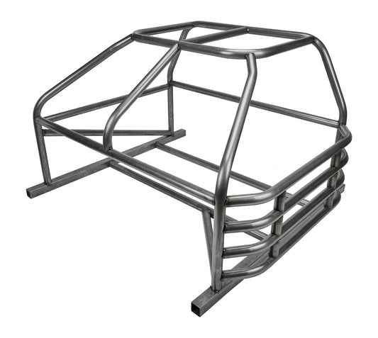 Allstar Performance Roll Cage - 4-Point - Weld-On - 1.75 in Diameter - 0.095 in Wall - Steel - Natural - Cavalier - Kit