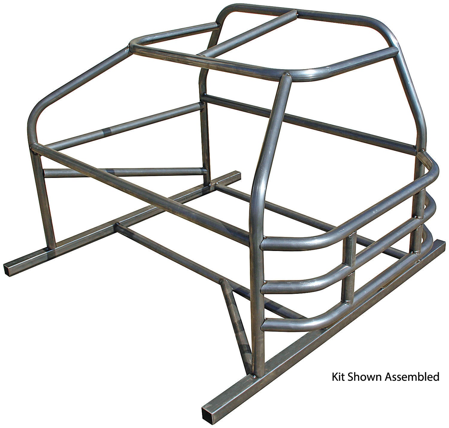 Allstar Performance Roll Cage - Mini Enduro - 4-Point - Weld-On - 1.75 in Diameter - 0.095 in Wall - Steel - Natural -