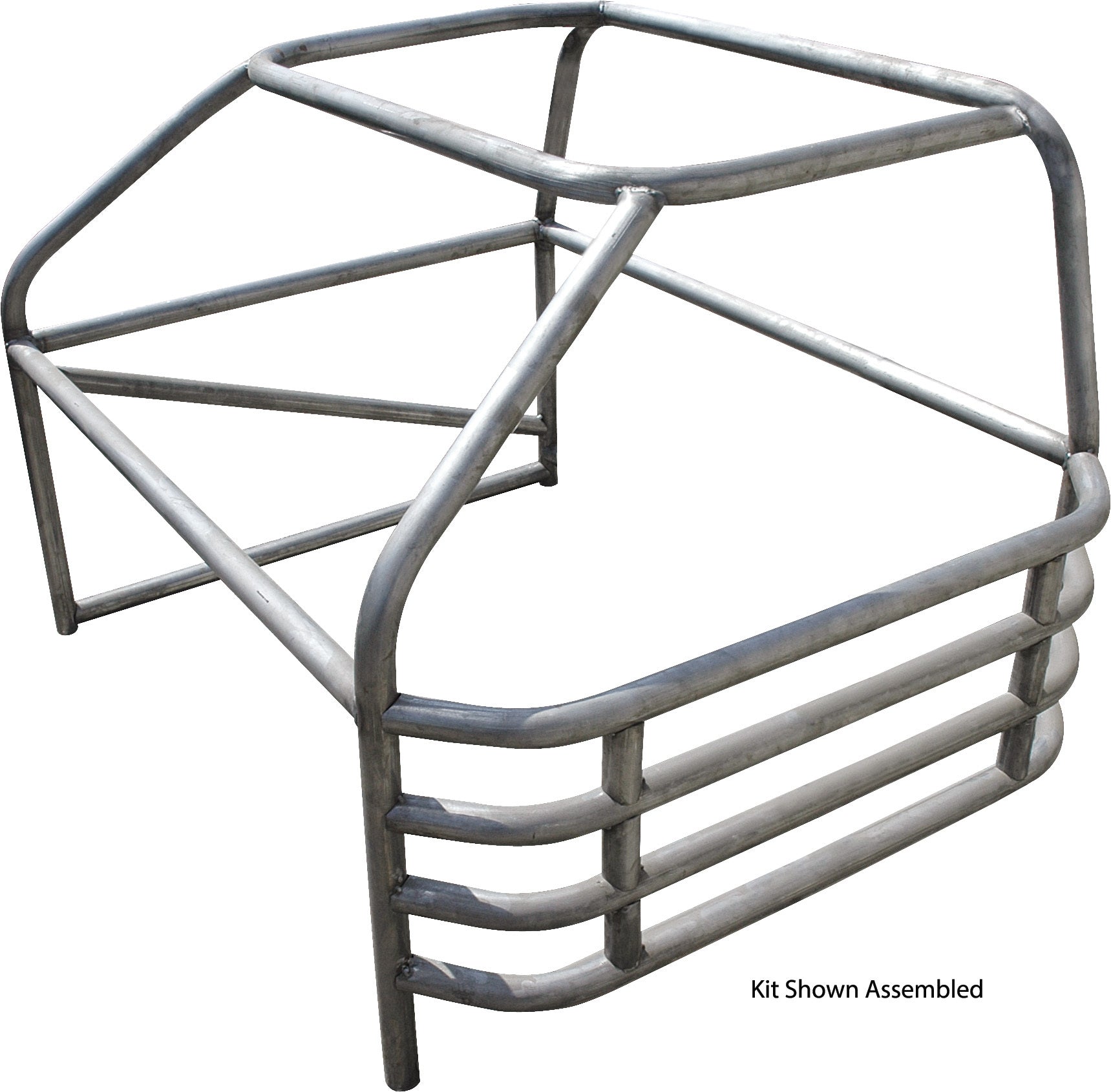 Allstar Performance Roll Cage - Standard - 4-Point - Weld-On - 1.75 in Diameter - 0.095 in Wall - Steel - Natural - GM