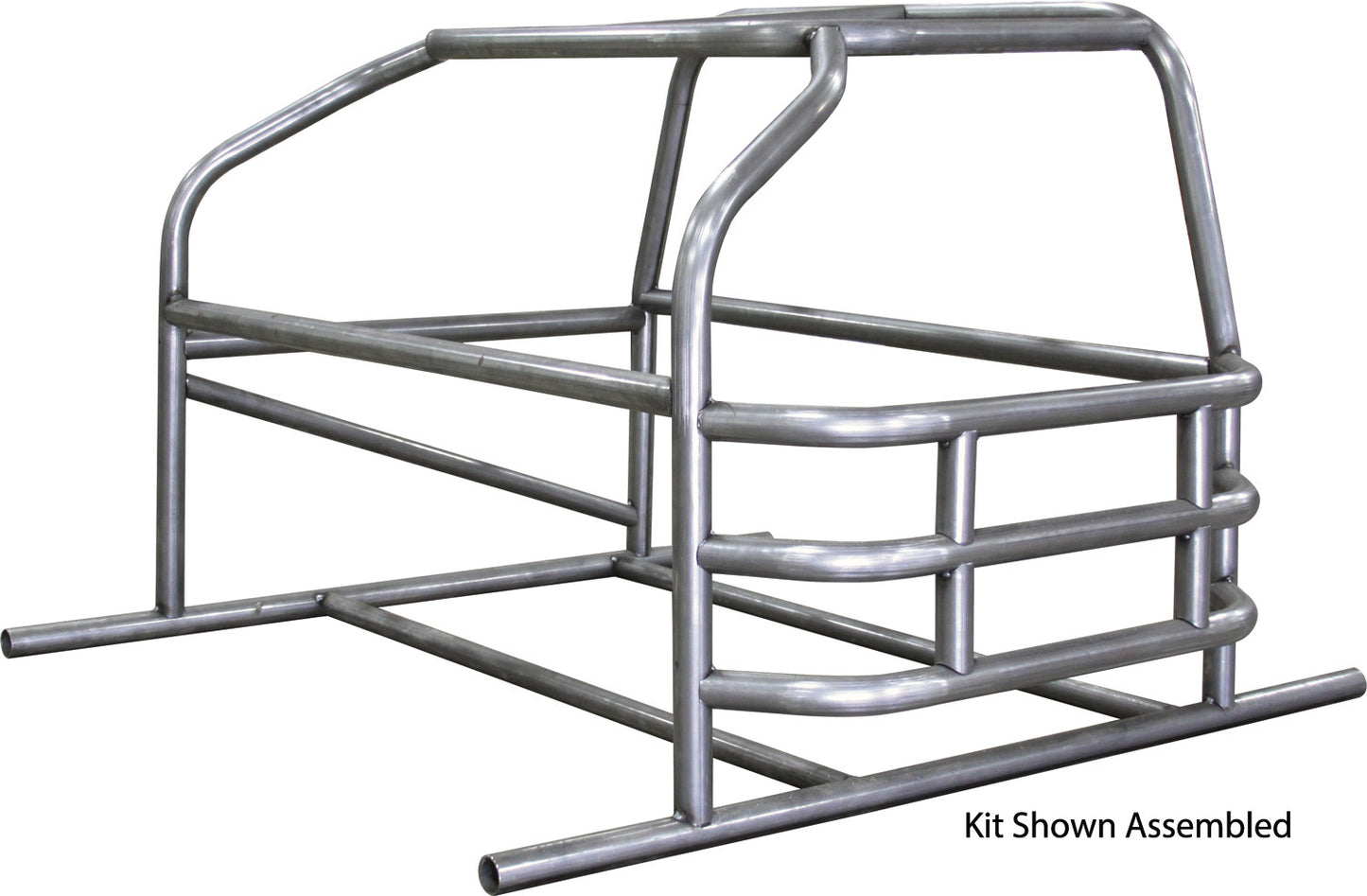 Allstar Performance Roll Cage - Mini Enduro - 4-Point - Weld-On - 1.75 in Diameter - 0.095 in Wall - Steel - Natural -