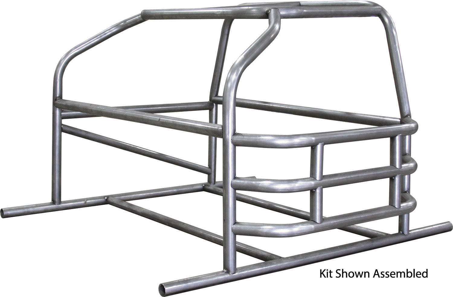 Allstar Performance Roll Cage - Mini Enduro - 4-Point - Weld-On - 1.75 in Diameter - 0.095 in Wall - Steel - Natural -