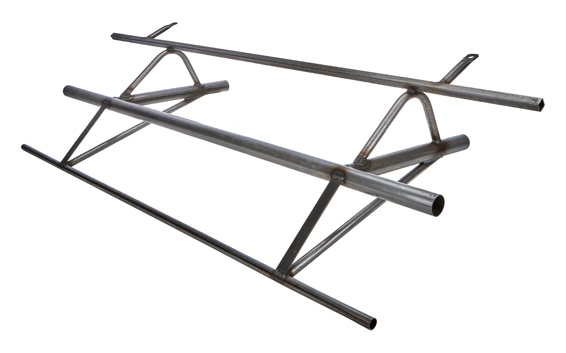 Allstar Performance Bumper - Asphalt Outlaw - Front - 1.5 in OD Tube - 0.058 in Wall - Steel - Natural - Each