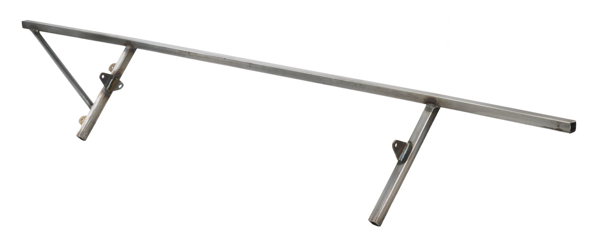 Allstar Performance Tbar - Rear - 3/4 in Square - 0.065 in Wall - 64 in Long - Steel - Natural - Longhorn Chassis -