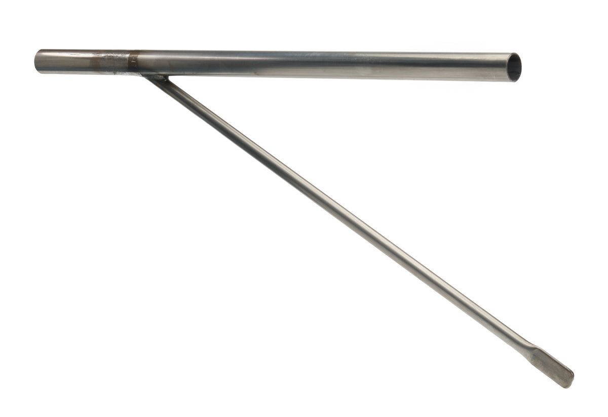 Allstar Performance Tbar Breakaway - Rear - 1 in Diameter - 0.065 in Wall - Steel - Natural - Rocket Chassis - Dirt