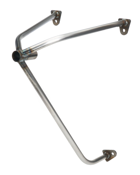 Allstar Performance Door Bar Mount - Rear - 3/4 in Diameter - 0.065 in Wall - Steel - Natural - Longhorn Chassis -