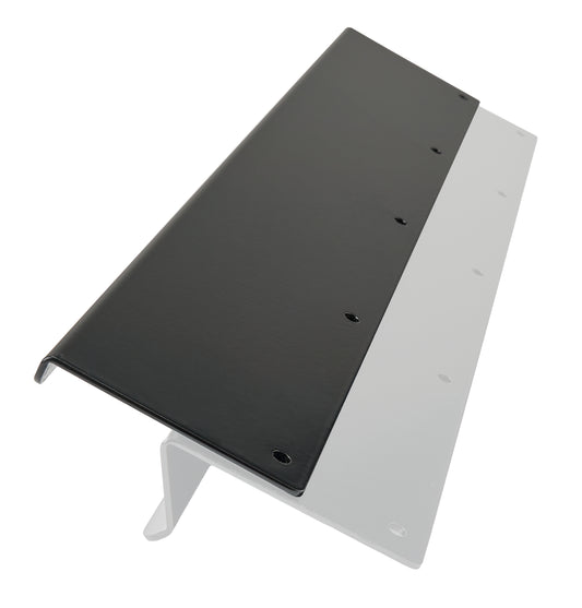 Allstar Performance Spoiler Extension - 49 x 2 in - 18 x 2 in Breakaway - 2-Piece - 1 in Extension Height - Aluminum -