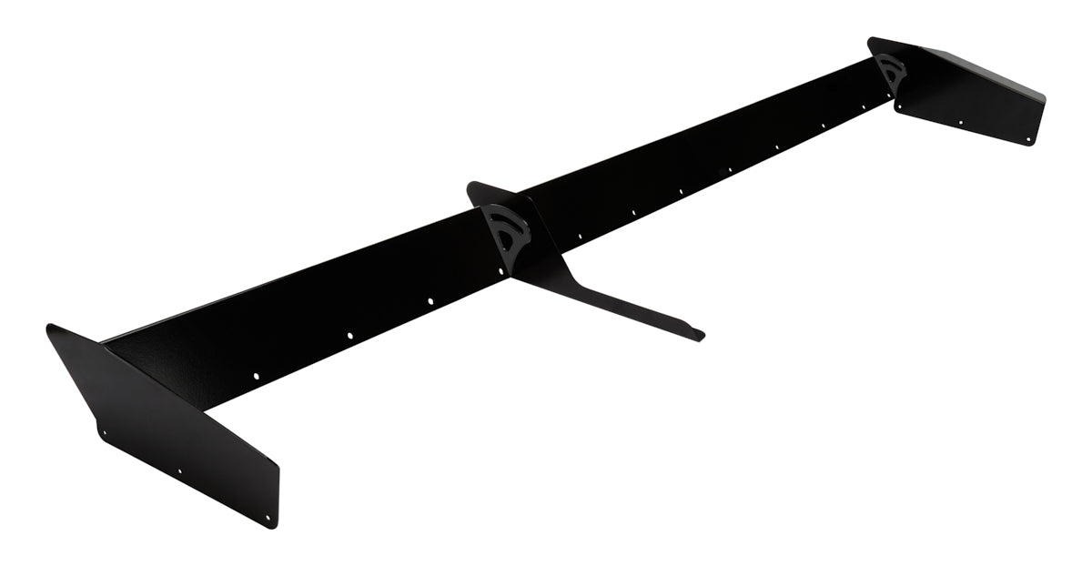 Allstar Performance Spoiler - 67 x 3 in - 2-Piece - Aluminum - Black Powder Coat - Kit