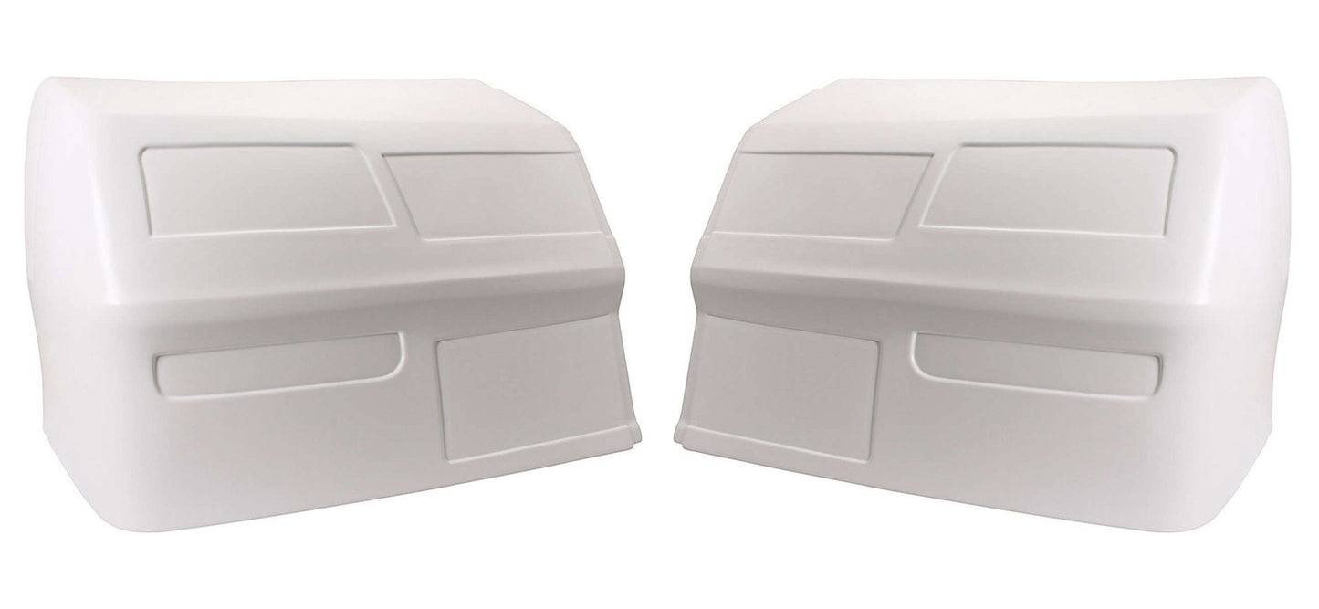 Allstar Performance Nose - MD3 - 2-Piece Complete - Plastic - White - Chevy Monte Carlo SS 1983-88 - Kit