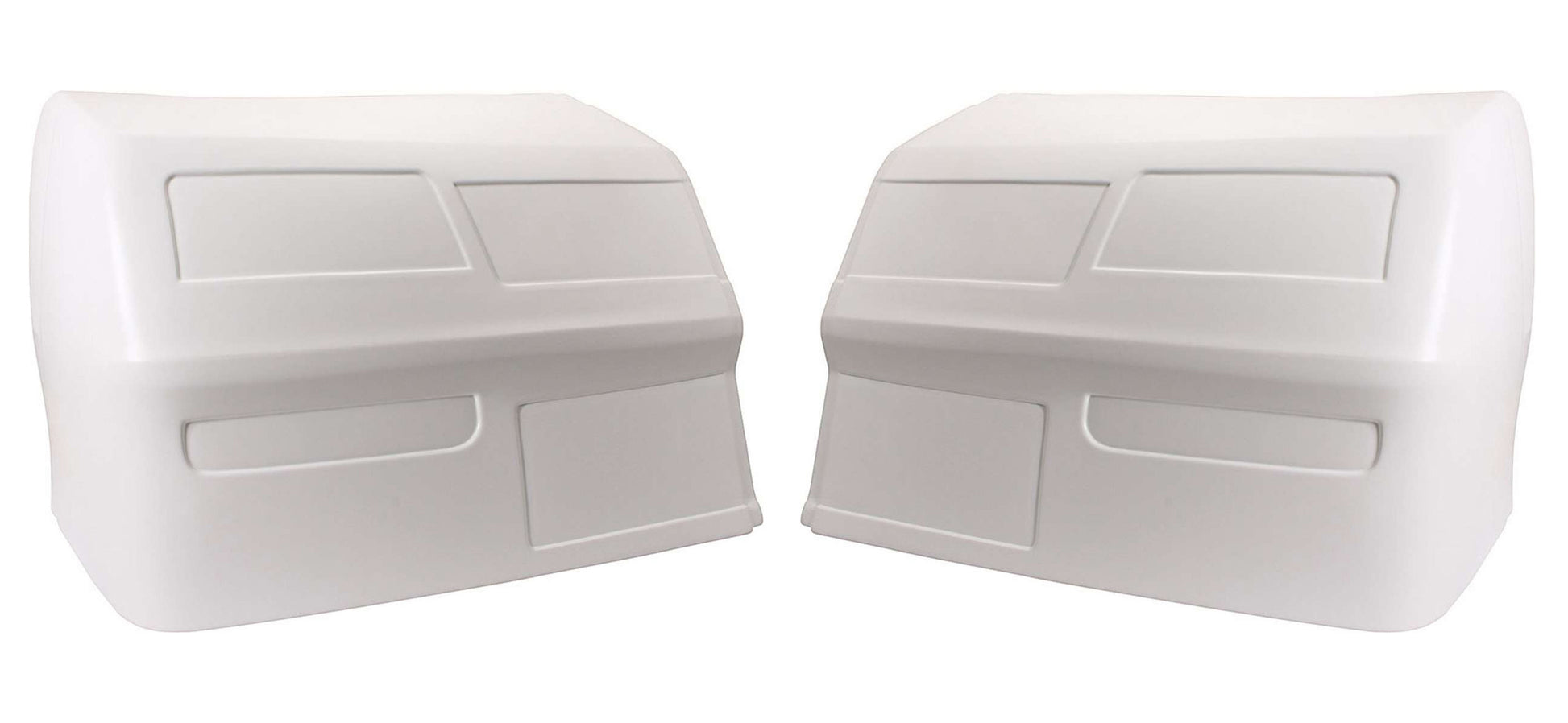 Allstar Performance Nose - MD3 - 2-Piece Complete - Plastic - White - Chevy Monte Carlo SS 1983-88 - Kit