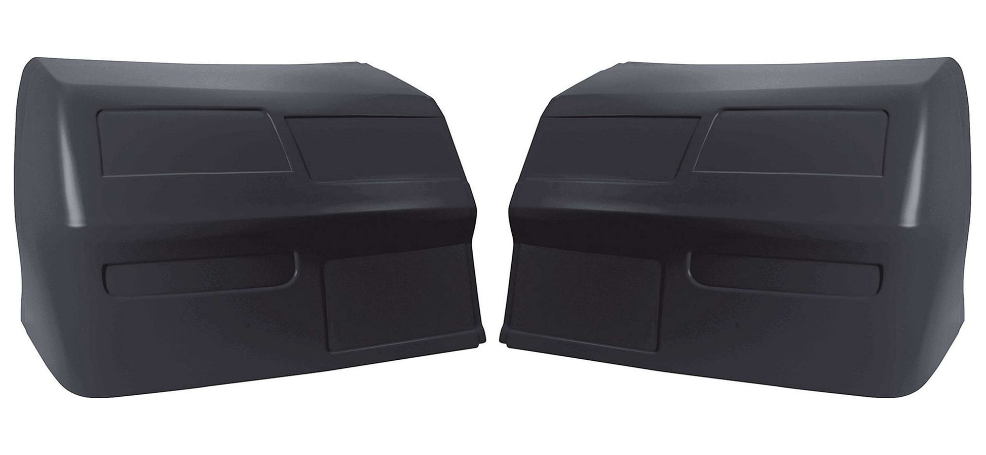 Allstar Performance Nose - MD3 - 2-Piece Complete - Plastic - Black - Chevy Monte Carlo SS 1983-88 - Kit