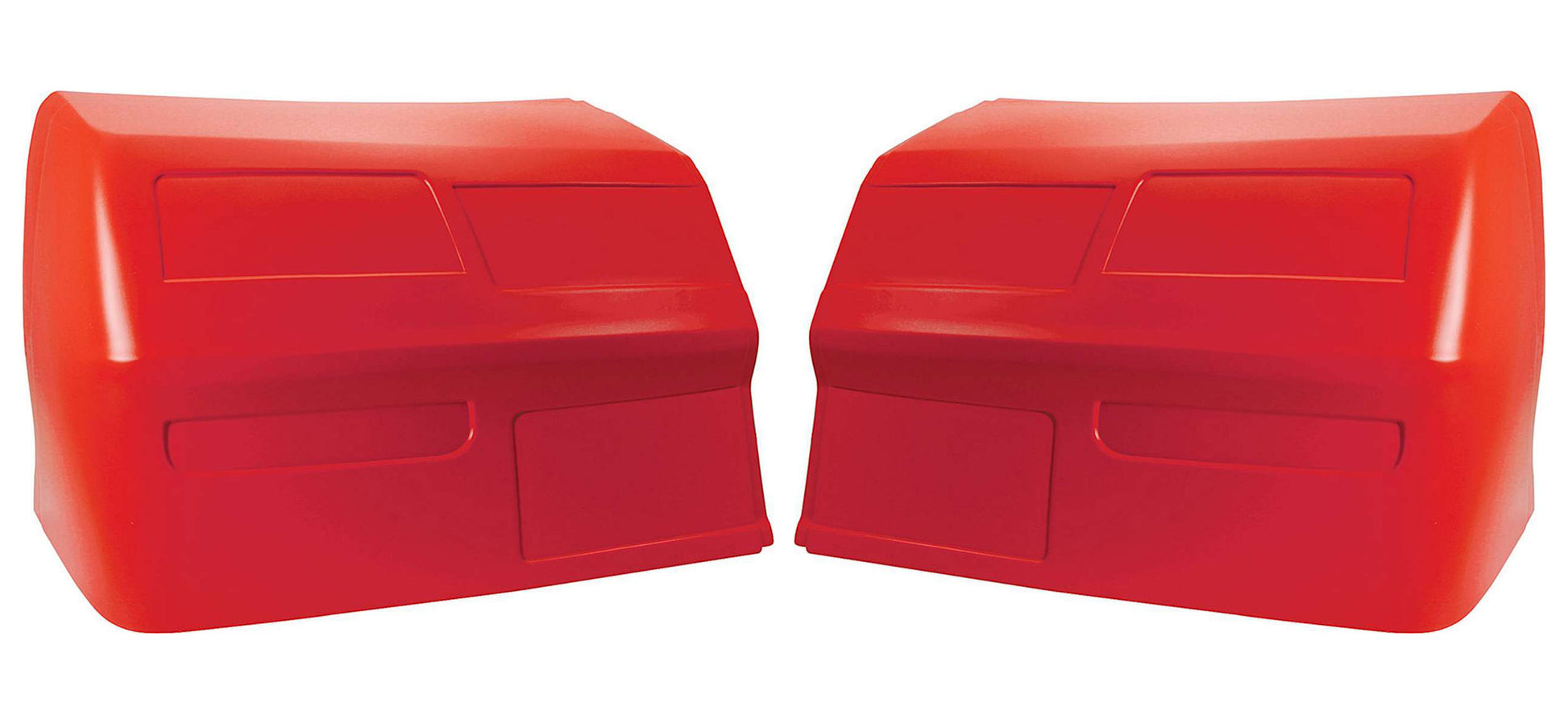 Allstar Performance Nose - MD3 - 2-Piece Complete - Plastic - Red - Chevy Monte Carlo SS 1983-88 - Kit