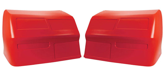 Allstar Performance Nose - MD3 - 2-Piece Complete - Plastic - Red - Chevy Monte Carlo SS 1983-88 - Kit