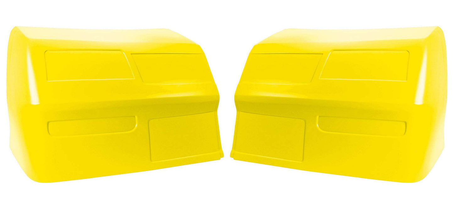 Allstar Performance Nose - MD3 - 2-Piece Complete - Plastic - Yellow - Chevy Monte Carlo SS 1983-88 - Kit