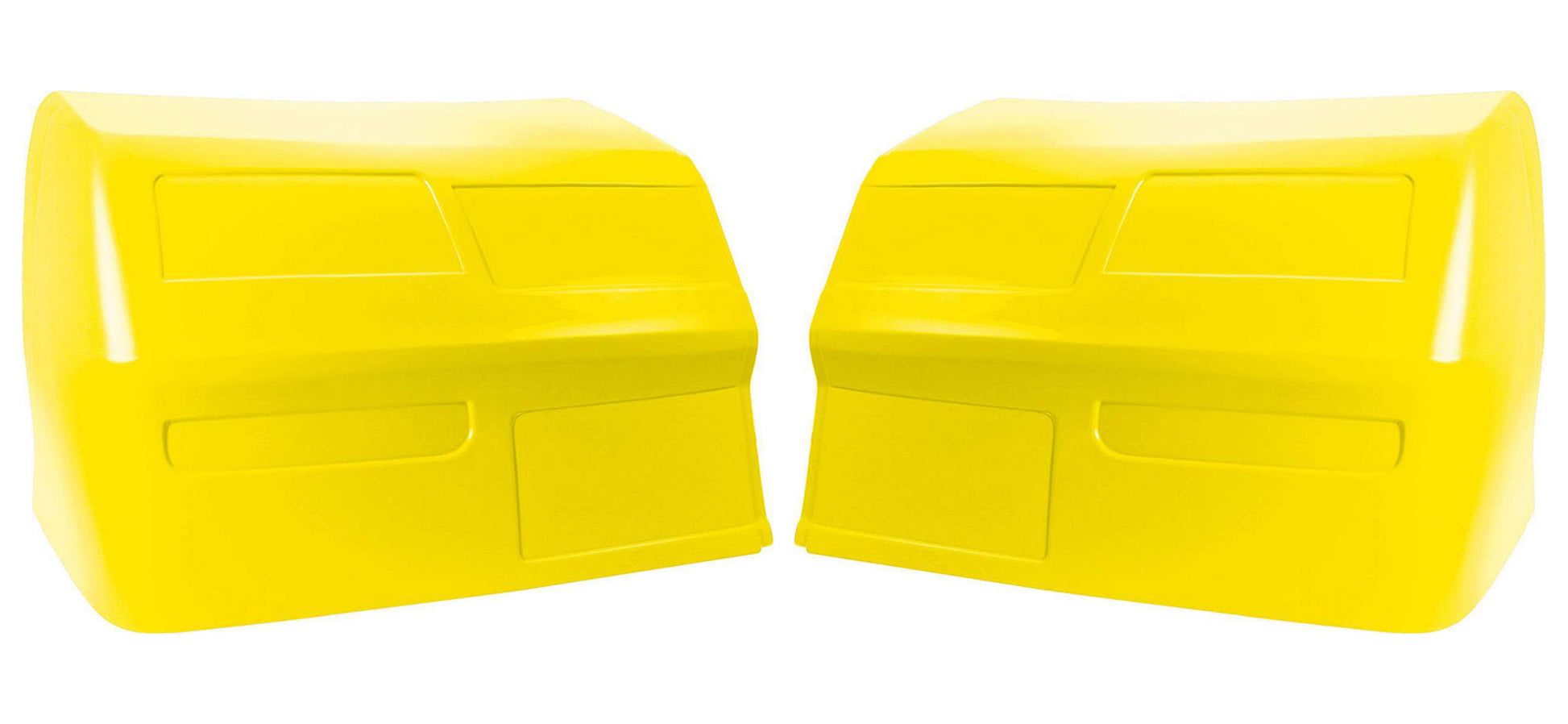 Allstar Performance Nose - MD3 - 2-Piece Complete - Plastic - Yellow - Chevy Monte Carlo SS 1983-88 - Kit