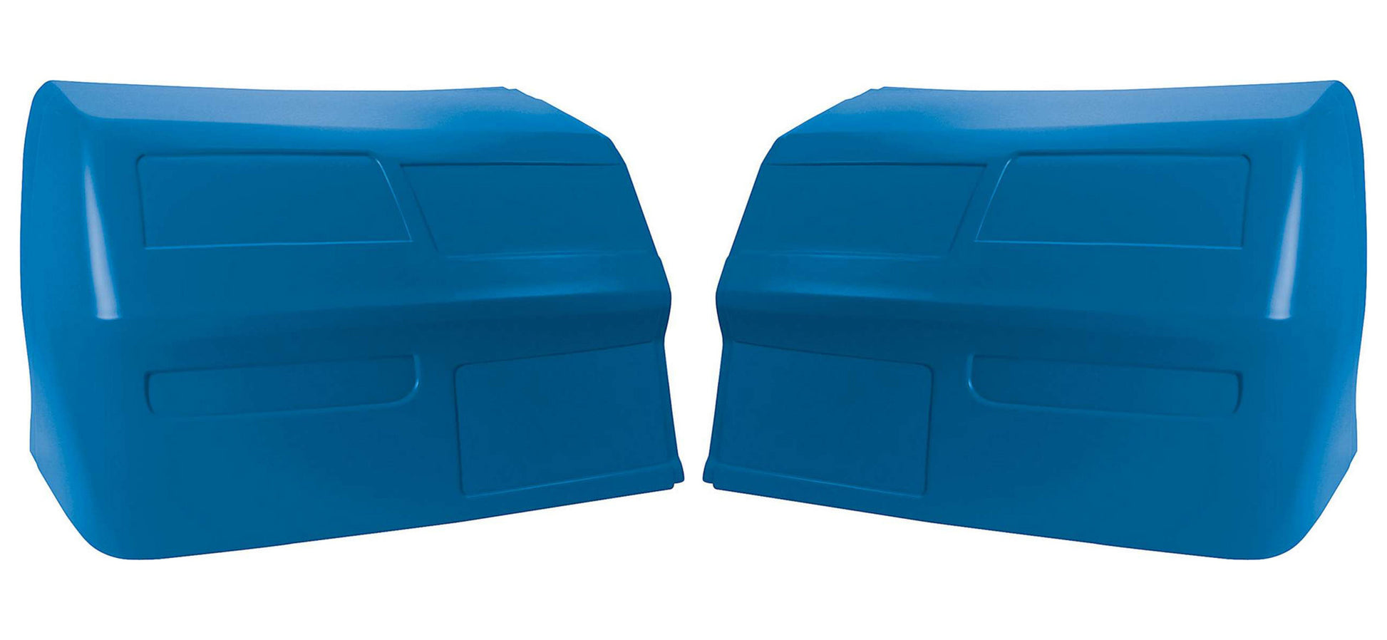 Allstar Performance Nose - MD3 - 2-Piece Complete - Plastic - Chevron Blue - Chevy Monte Carlo SS 1983-88 - Kit