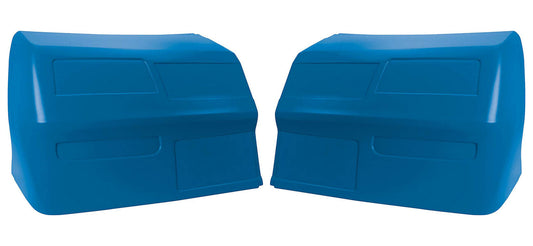 Allstar Performance Nose - MD3 - 2-Piece Complete - Plastic - Chevron Blue - Chevy Monte Carlo SS 1983-88 - Kit