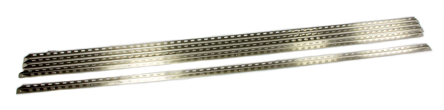 Allstar Performance Aluminum Angle Stock - 90 Degree - 1 in Wide - 1 in Tall - 0.125 in Thick - 72 in Long - 0.375 in