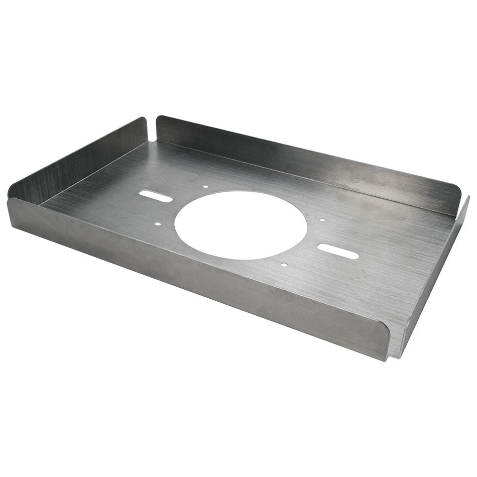 Allstar Performance Scoop Tray - 2 in Tall - 21.5 in Long - 13.375 in Wide - Flat - Aluminum - Natural - Dominator