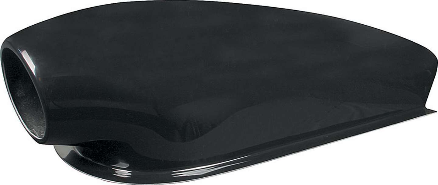 Allstar Performance Hood Scoop - Aero - 13.5 in Tall - 14.5 in Wide - 50 in Long - Fiberglass - Black - Each