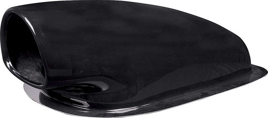 Allstar Performance Hood Scoop - Aero - 12 in Tall - 14.5 in Wide - 38 in Long - Fiberglass - Black - Each