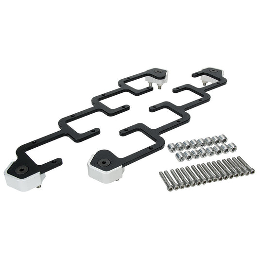 Allstar Performance Ignition Coil Bracket - Coil Pack Style - Aluminum - Black Anodized - Remote Mount - D580 - GM