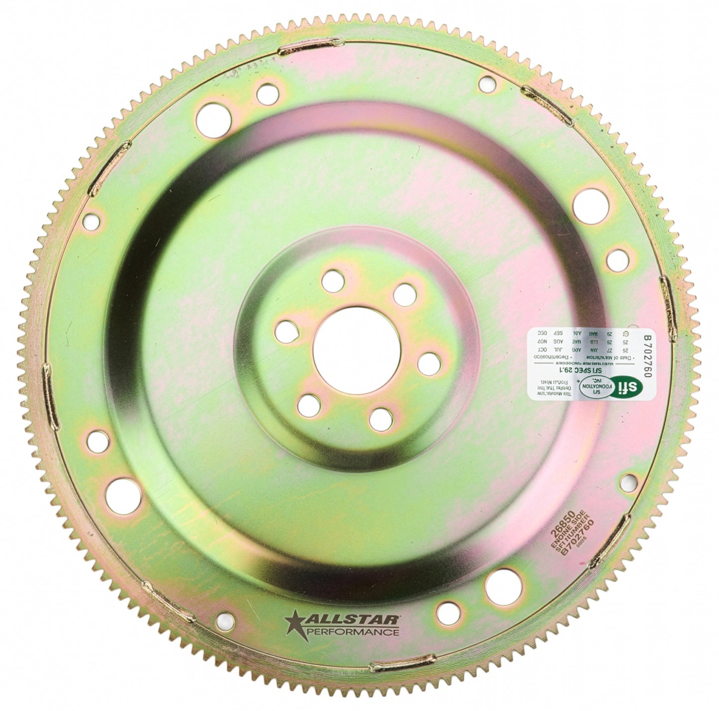 Allstar Performance Flexplate - 164 Tooth - SFI 29.1 - Steel - Internal Balance - 2-Piece Seal - Small Block Ford - Each