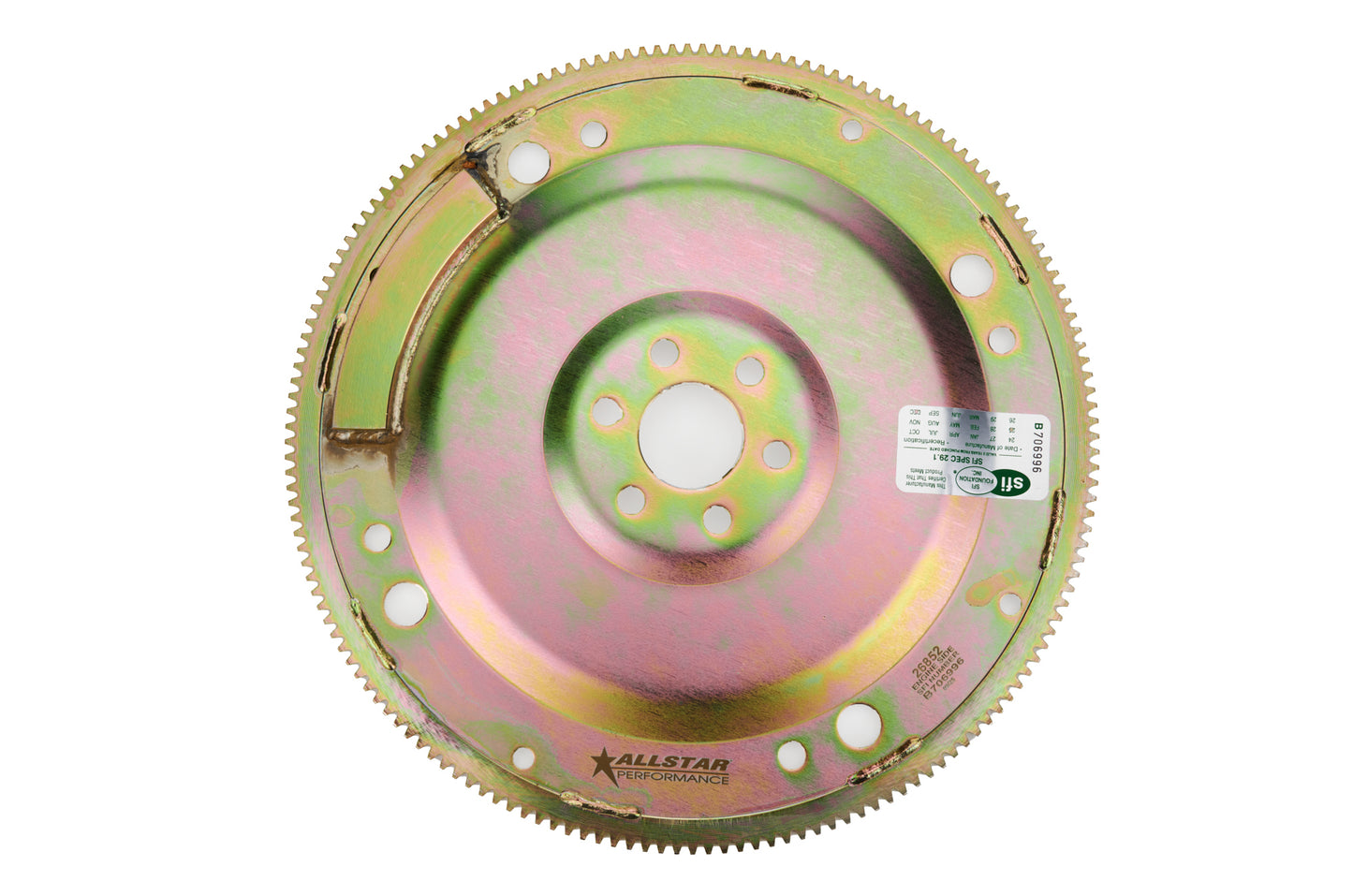 Allstar Performance Flexplate - 164 Tooth - SFI 29.1 - Steel - External Balance - 1-Piece Seal - Small Block Ford - Each