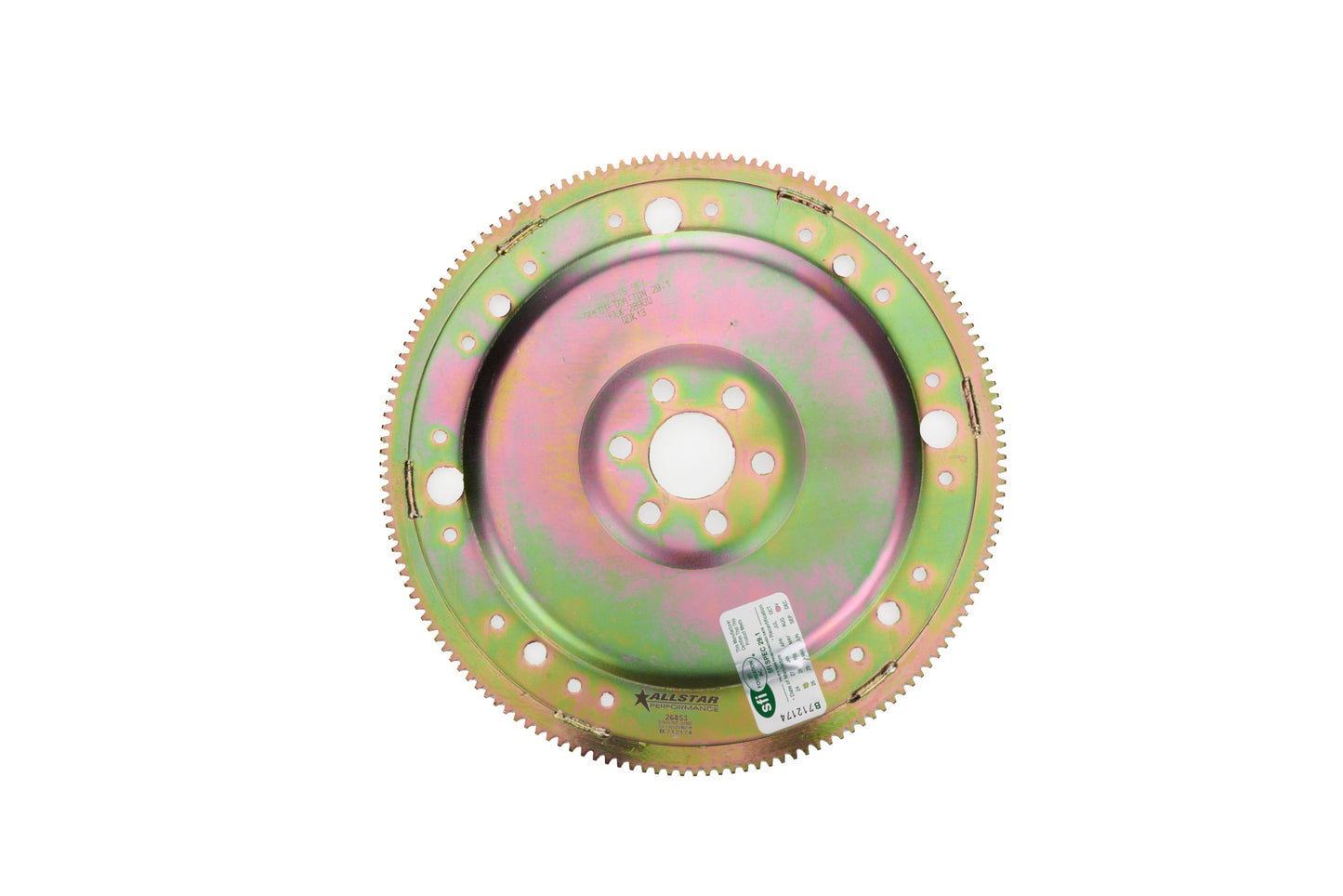 Allstar Performance Flexplate - 157 Tooth - SFI 29.1 - Steel - Internal Balance - 2-Piece Seal - Small Block Ford - Each