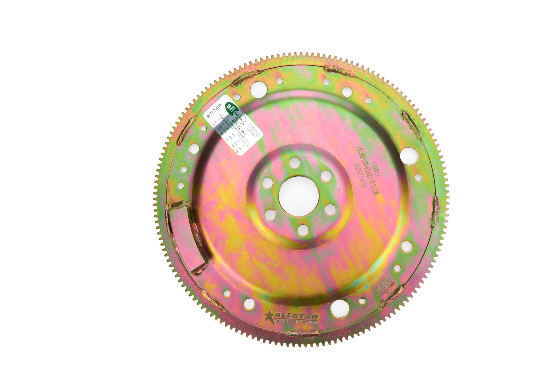Allstar Performance Flexplate - 157 Tooth - SFI 29.1 - Steel - External Balance - 2-Piece Seal - Small Block Ford - Each